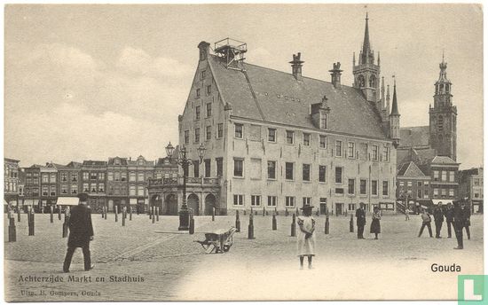 Markt en Stadhuis Achterzijde