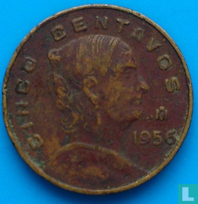 Mexico 5 centavos 1956 - Image 1