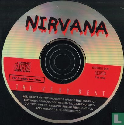lo mismo Destello desconocido The very best CD 3 801532 064385 (1994) - Nirvana [USA] - LastDodo