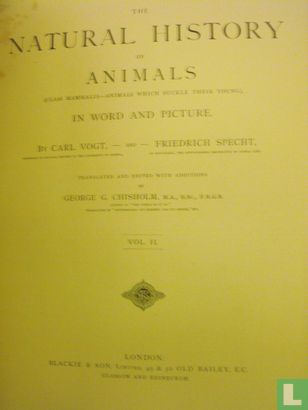 The natural history of animals - vol. II - Afbeelding 3