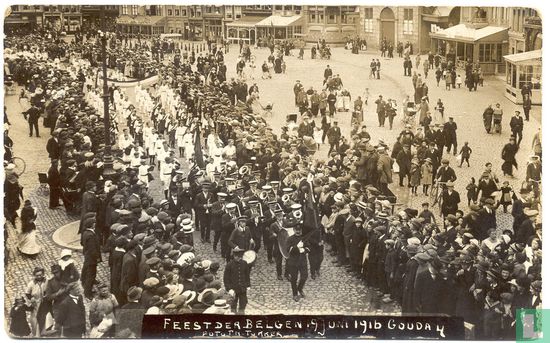 Markt Feest der Belgen 19 juni 1916