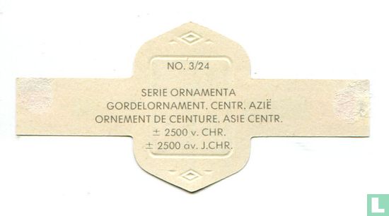 Gordelornament. Centr. Azië ± 2500 v. Chr. - Image 2