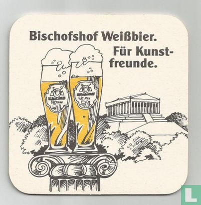 Bischofhof Weißbier Fü Kunst freunde - Afbeelding 1