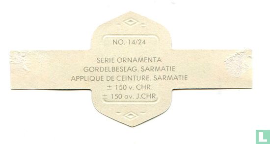 Gordelbeslag. Sarmatië ± 150 v. Chr. - Afbeelding 2