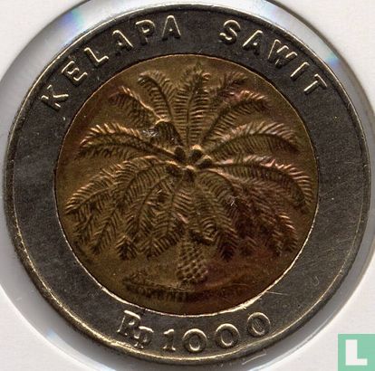 Indonésie 1000 rupiah 1994 - Image 2