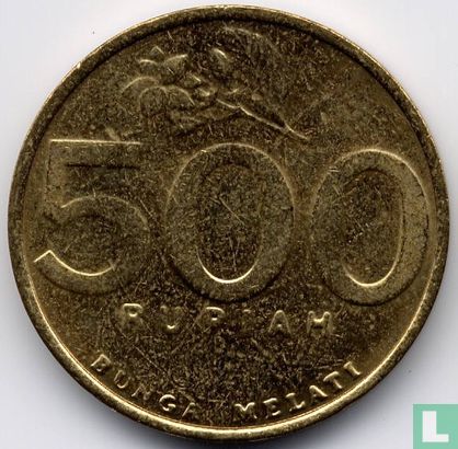 Indonesië 500 rupiah 2003 (type 1) - Afbeelding 2