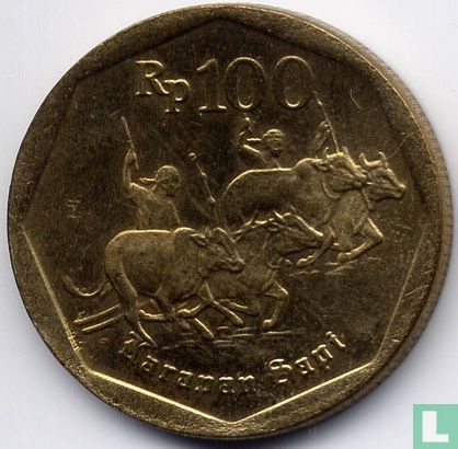 Indonésie 100 rupiah 1992 - Image 2