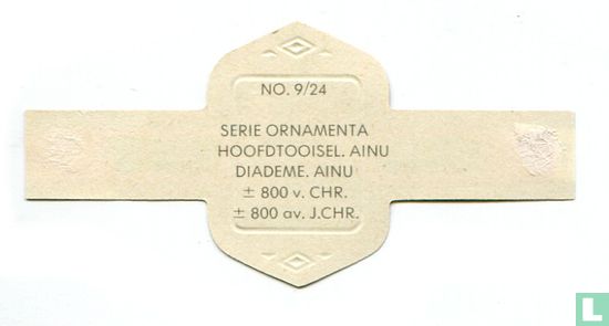 Hoofdtooisel. Ainu ± 800 v. Chr. - Image 2
