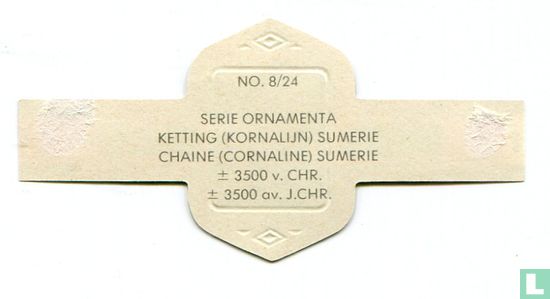 Ketting (Kornalijn) Sumerië ± 3500 v. Chr. - Afbeelding 2