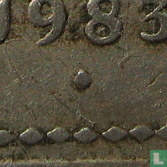 India 1 rupee 1983 (Bombay) - Image 3