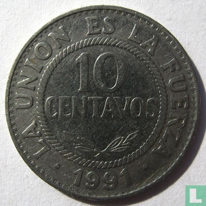 Bolivien 10 Centavo 1991 - Bild 1