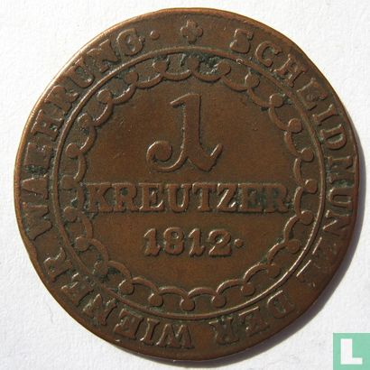 Oostenrijk 1 kreutzer 1812 (A) - Afbeelding 1