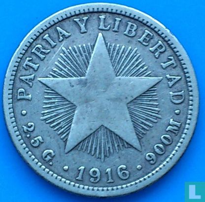 Cuba 10 centavos 1916 - Afbeelding 1