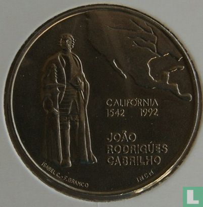 Portugal 200 escudos 1992 (copper-nickel) "450th anniversary Discovery of California" - Image 1