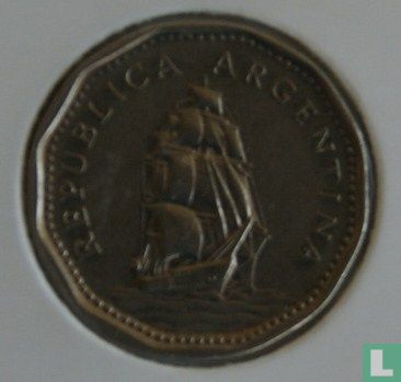 Argentinie 5 pesos 1967 - Afbeelding 2