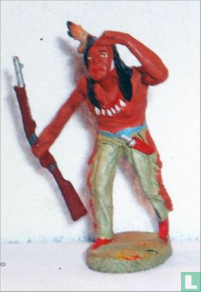 Indian with rifle