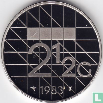 Nederland 2½ gulden 1983 (PROOF) - Afbeelding 1