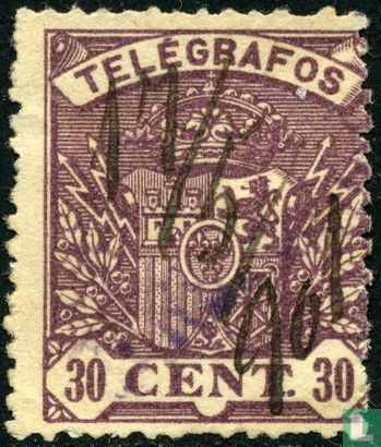 Telegraph stamp - Image 1