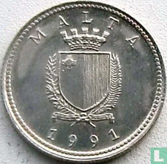 Malta 2 cents 1991 - Afbeelding 1