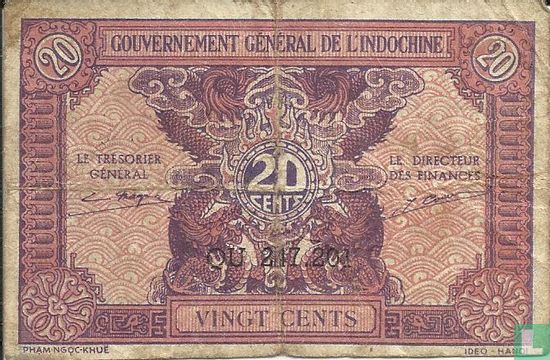Français Indochine 20 centimes - Image 1