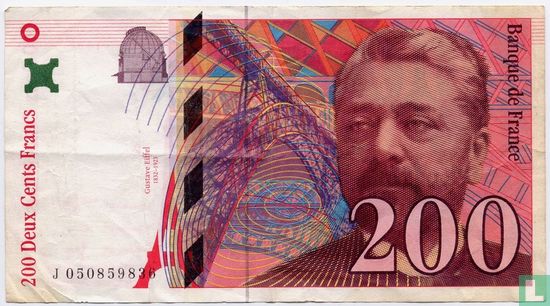 Frankreich 200 Francs  - Bild 1