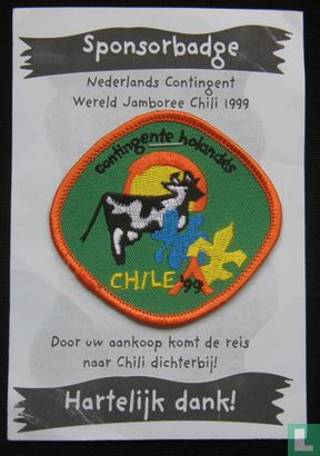 Sponsor badge Dutch contingent - 19th World Jamboree - Bild 1