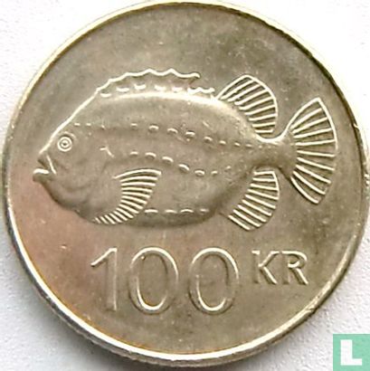 Islande 100 krónur 2001 - Image 2