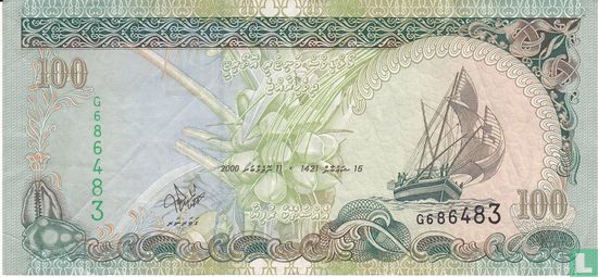 Malediven 100 Rufiyaa 2000