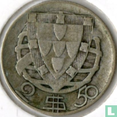 Portugal 2½ escudos 1940 - Afbeelding 2