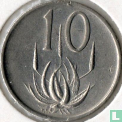 South Africa 10 cents 1981 - Image 2