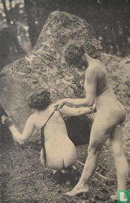 erotische prentbriefkaart       - Afbeelding 1