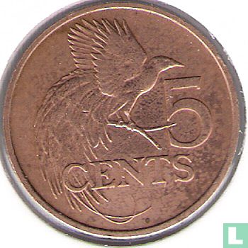 Trinidad und Tobago 5 Cent 1981 (ohne FM) - Bild 2