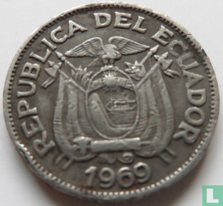Ecuador 20 centavos 1969 - Afbeelding 1