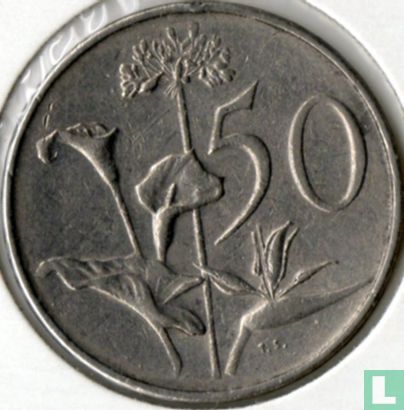 Afrique du Sud 50 cents 1973 - Image 2