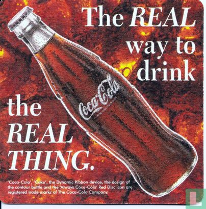 The REAL way to drink / the REAL THING - Steve Mc Queen - Afbeelding 2