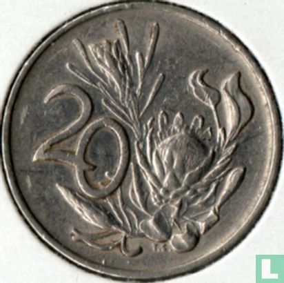 Afrique du Sud 20 cents 1981 - Image 2