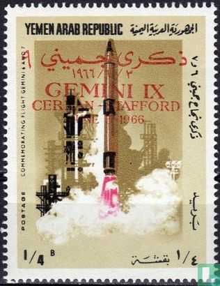 Ruimtevlucht Gemini 9 ( Opdruk)