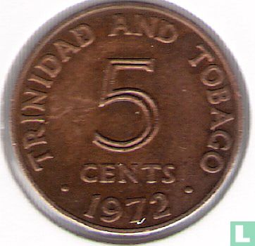 Trinité-et-Tobago 5 cents 1972 - Image 1