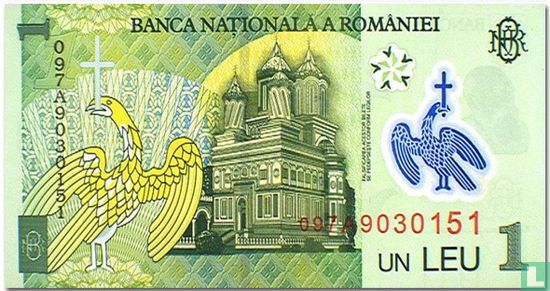 Roemenië 1 Leu  - Afbeelding 2