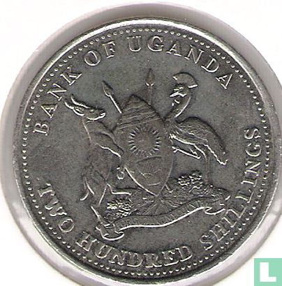 Uganda 200 shillings 1998 - Afbeelding 2