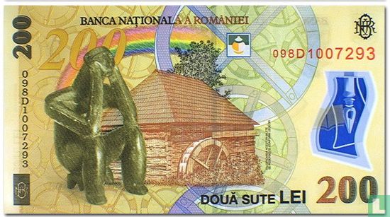 Roumanie 200 Lei 2006 (2009) - Image 2