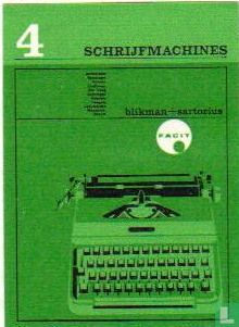 Blikman + Sartorius  - schrijfmachines 