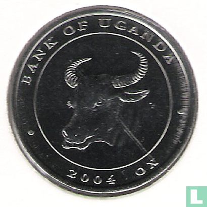 Uganda 100 shillings 2004 (staal bekleed met nikkel) "Ox" - Afbeelding 1