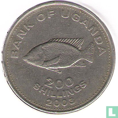 Uganda 200 shillings 2003 - Afbeelding 1