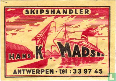 Skiphandler Hans K. Madsen