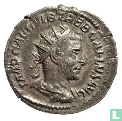 Trebonianus Gallus 251-253, AR Antoninianus Rome - Afbeelding 1