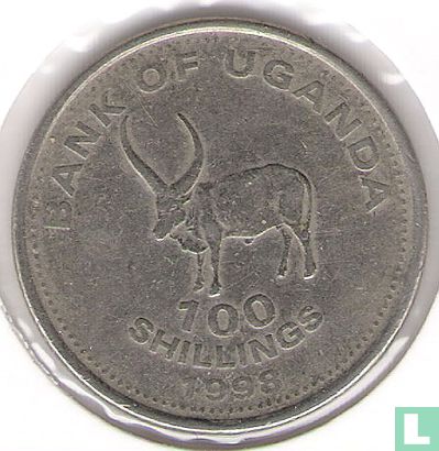 Uganda 100 shillings 1998 - Image 1