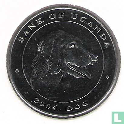 Ouganda 100 shillings 2004 (acier nickelé) "Dog" - Image 1