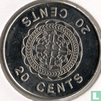 Salomonseilanden 20 cents 1996 - Afbeelding 2