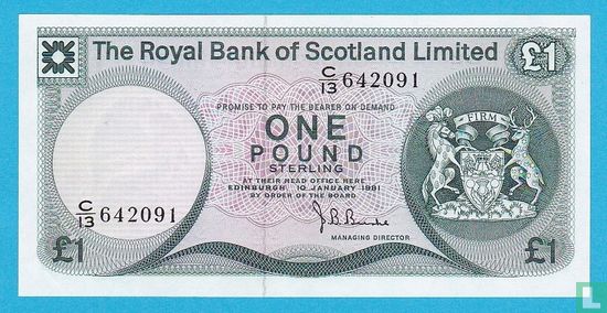 Scotland 1 Pound  - Image 1